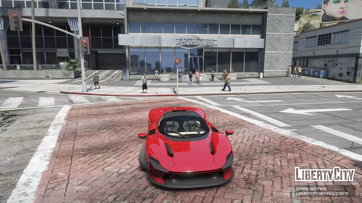 Ferrari Daytona SP3 v1.0 / GTA 5