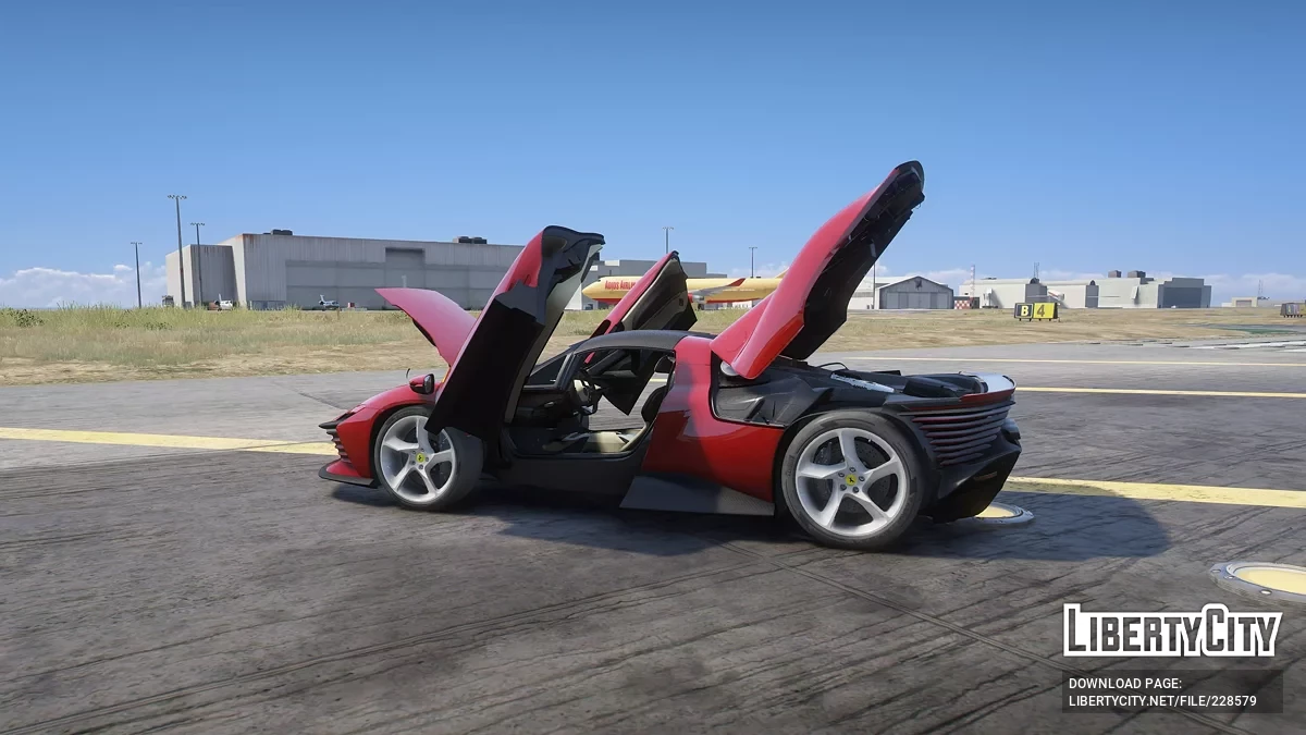 Ferrari Daytona SP3 v1.0 / GTA 5