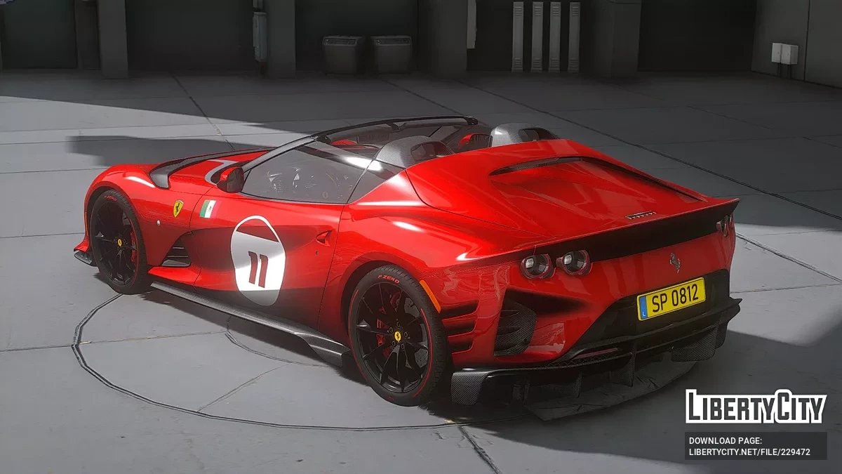 Ferrari 812 Competizione Aperta Maßgeschneidert / GTA 5