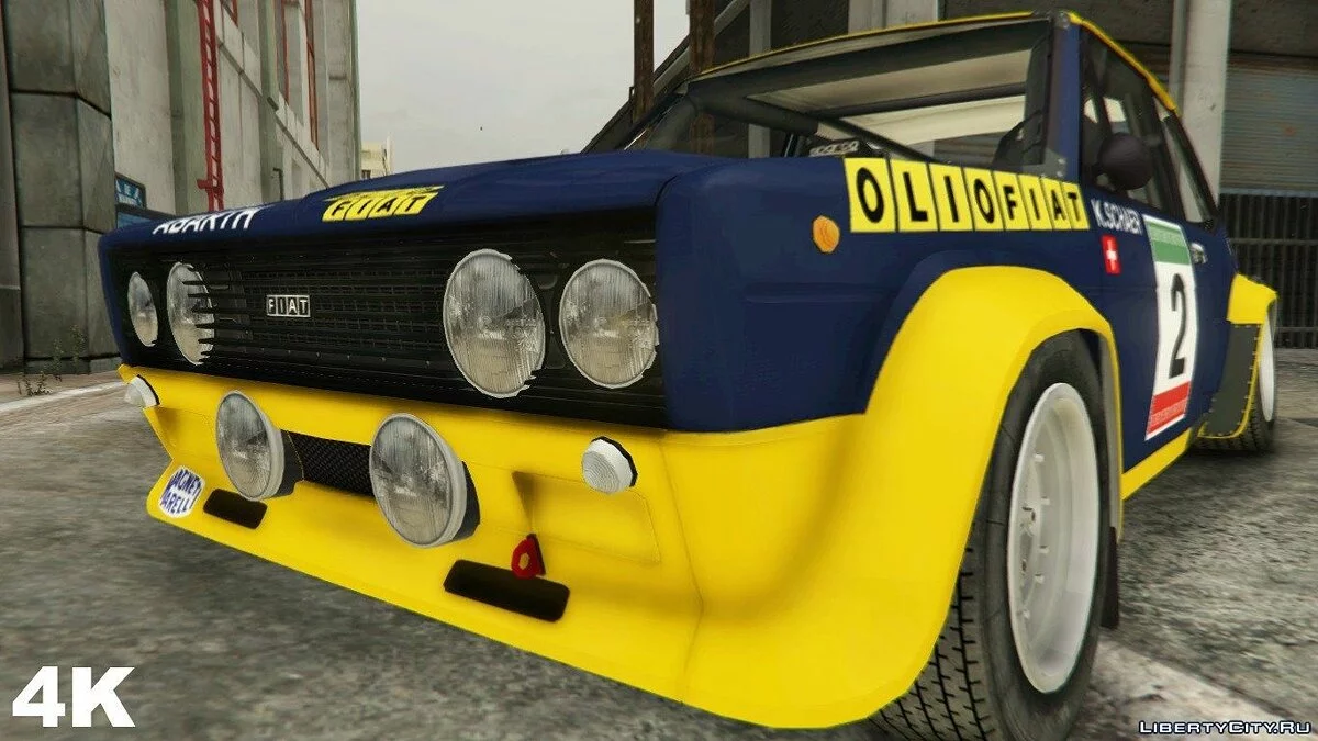 Fiat 131 Mirafiori (Rally) 1.0 / GTA 5
