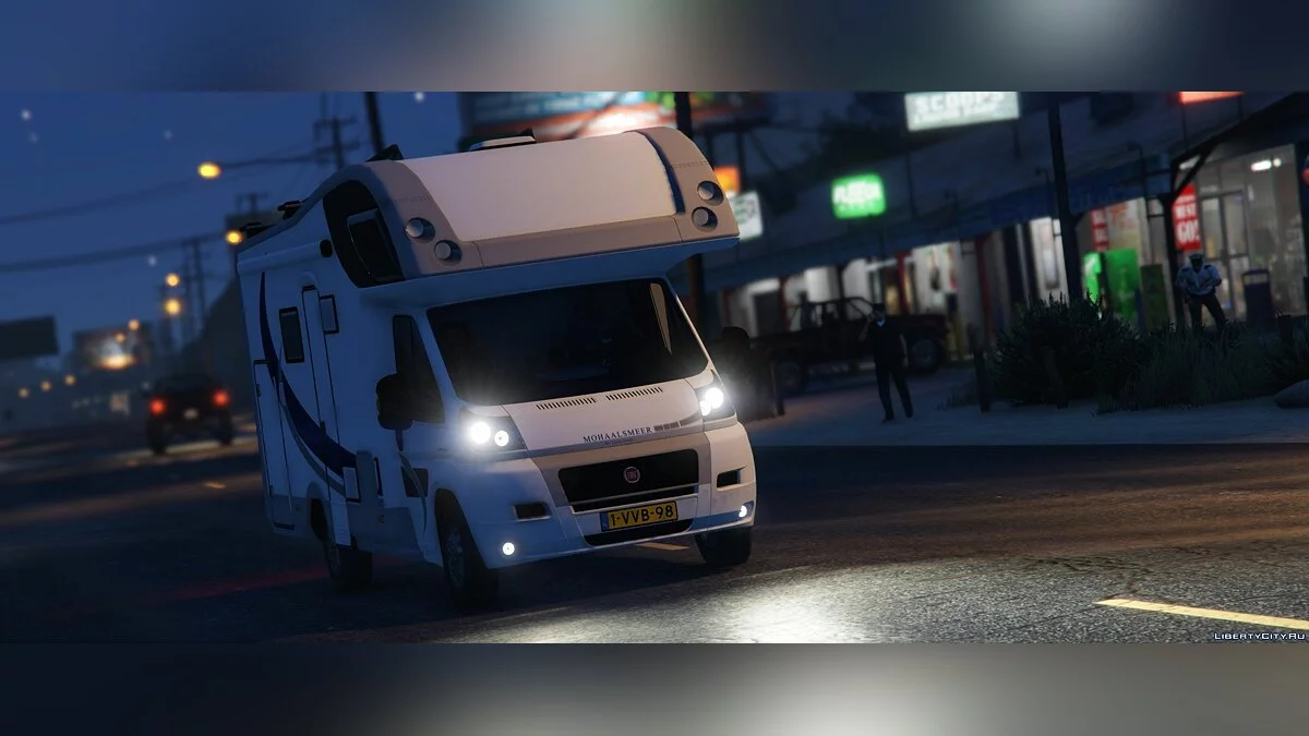 Furgoneta Fiat + Remolque de Bicicleta 0.1 [BETA] / GTA 5