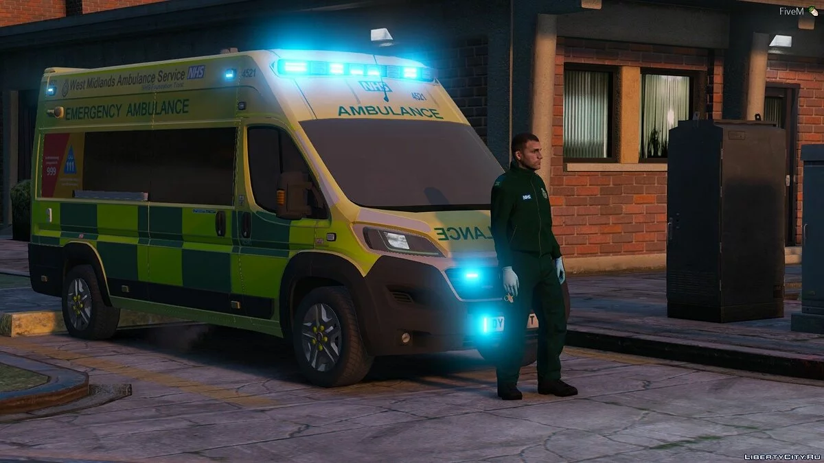 Fiat Ducato - West Midlands Ambulance / GTA 5