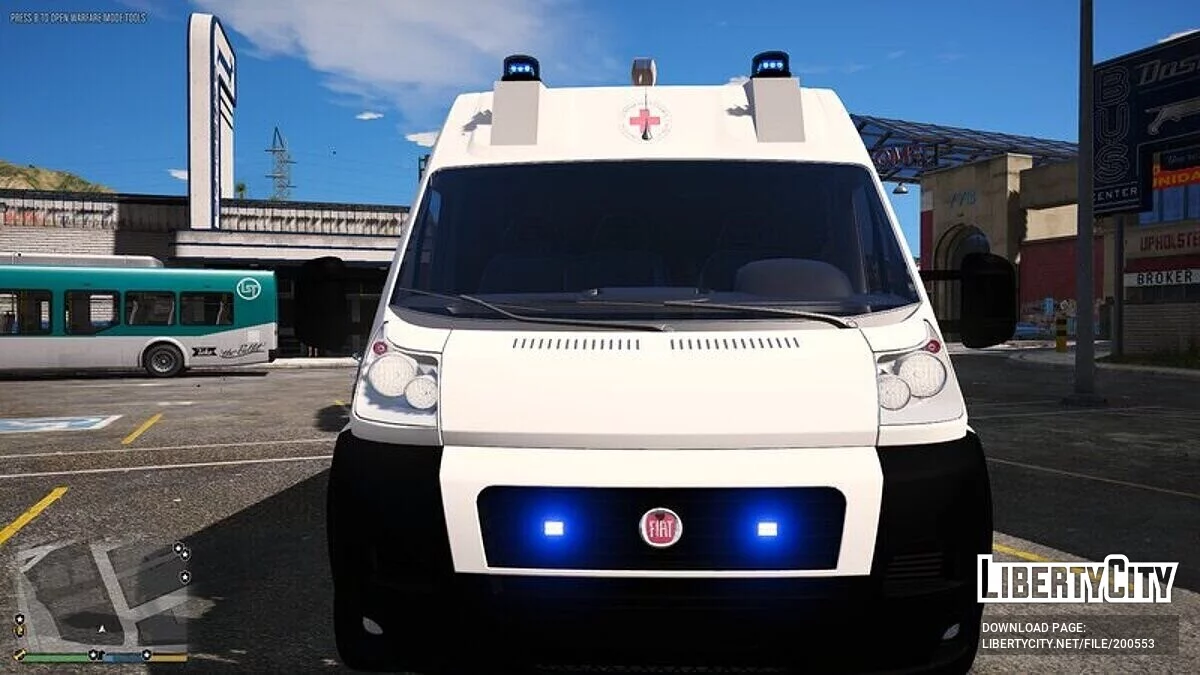 Fiat Ducato - Rotes Kreuz / GTA 5