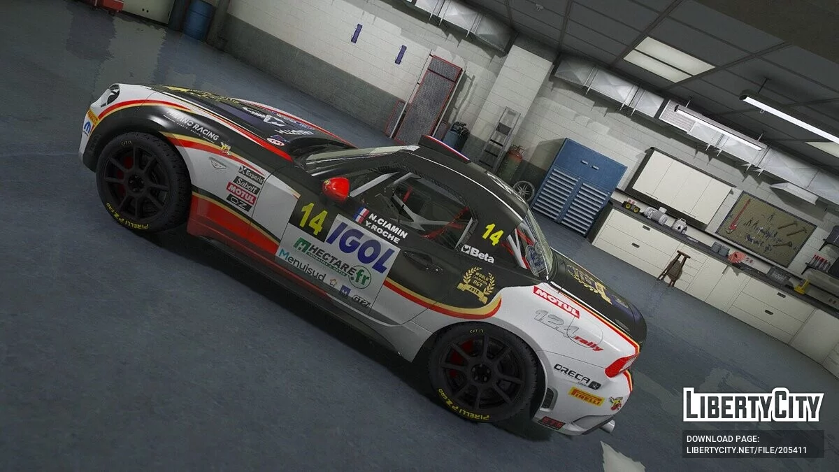 Fiat 124 Abarth RGT v1.0 / GTA 5