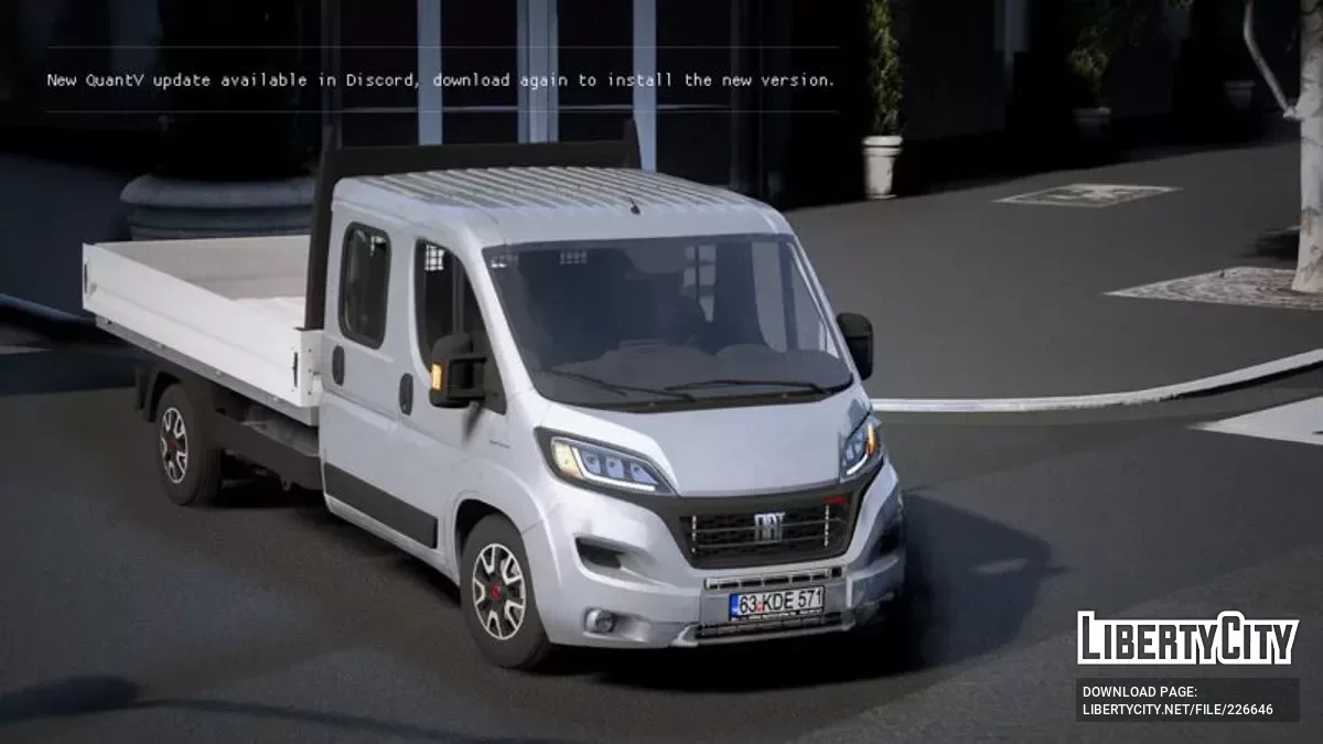 Fiat Ducato à plateau / GTA 5