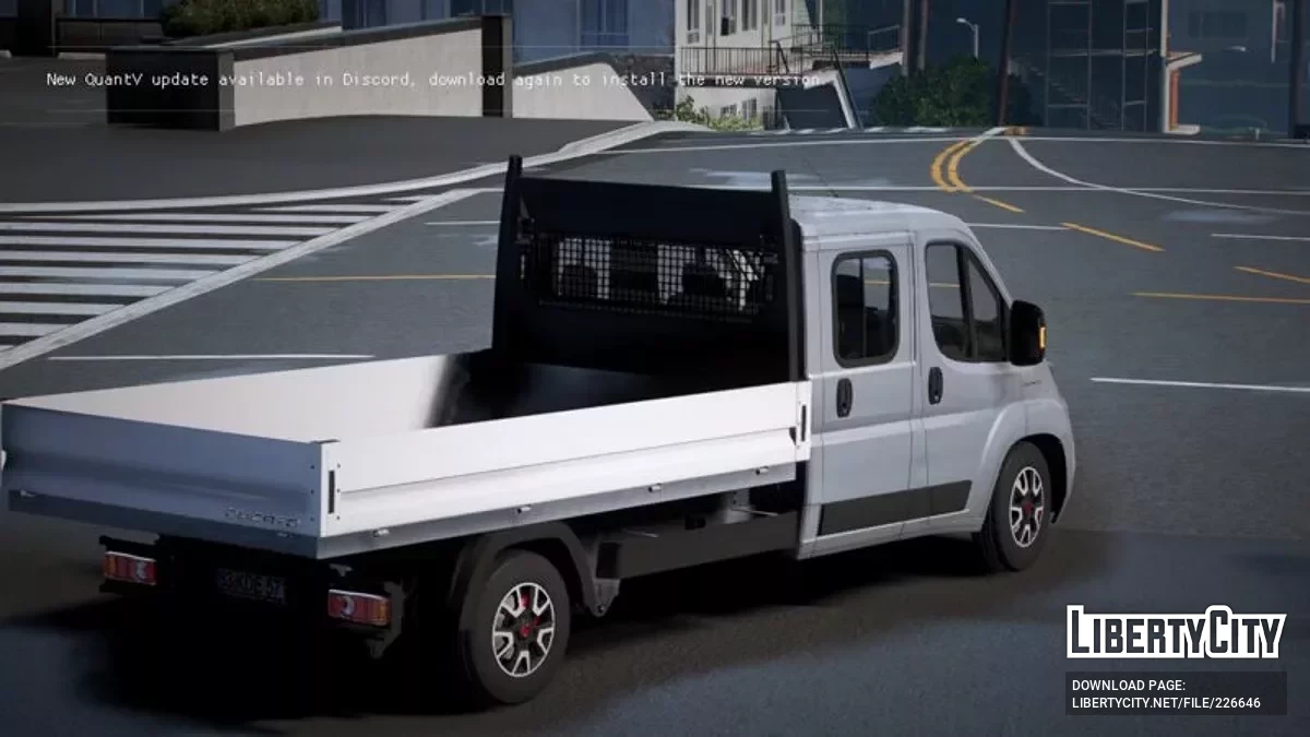 Fiat Ducato à plateau / GTA 5