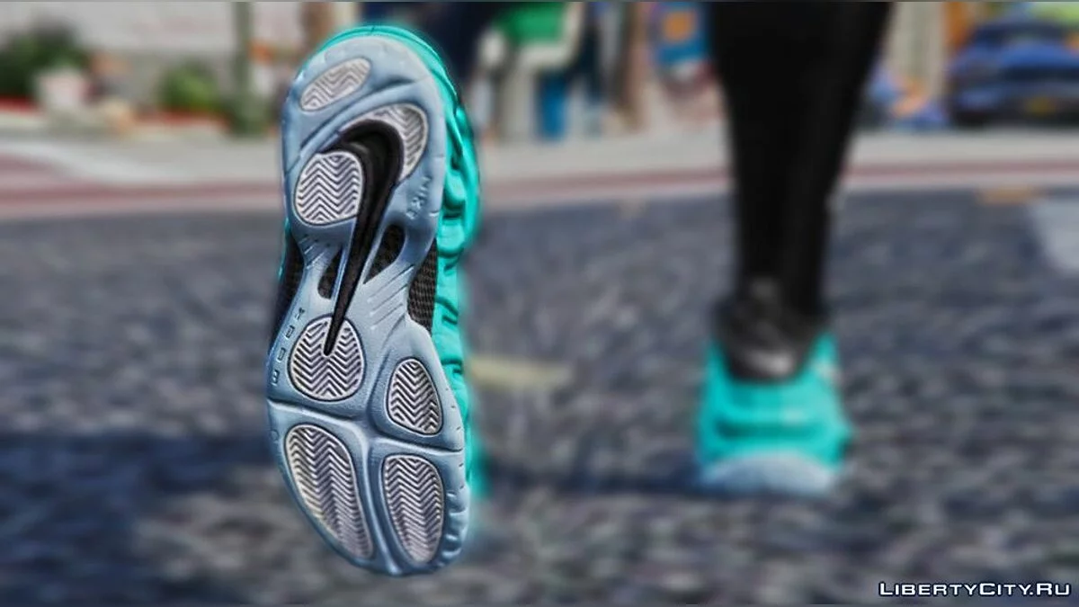 Nike Air Foamposite Pro (колір Island Green) v1.0 / GTA 5