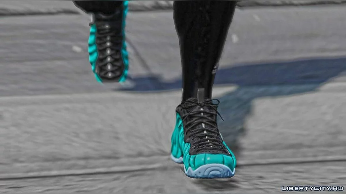 Nike Air Foamposite Pro (колір Island Green) v1.0 / GTA 5