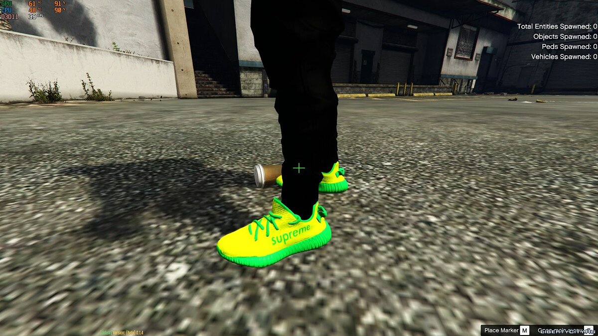 Download Collection of new Yeezy x Supreme sneakers for GTA 5