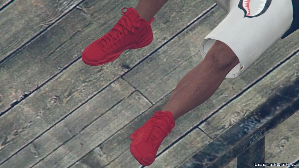 Кросівки Air Jordan 12's “Gym Red” / GTA 5