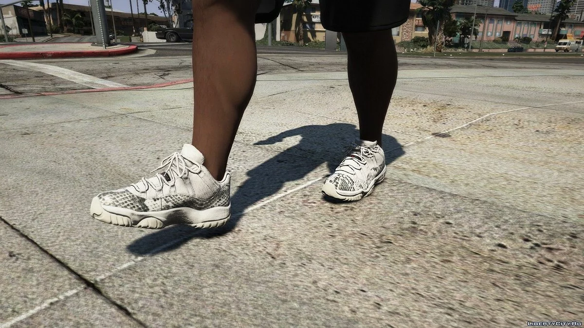 جوردان 11 لو منخفض جلد الثعبان لون فاتح / جي تي أي 5