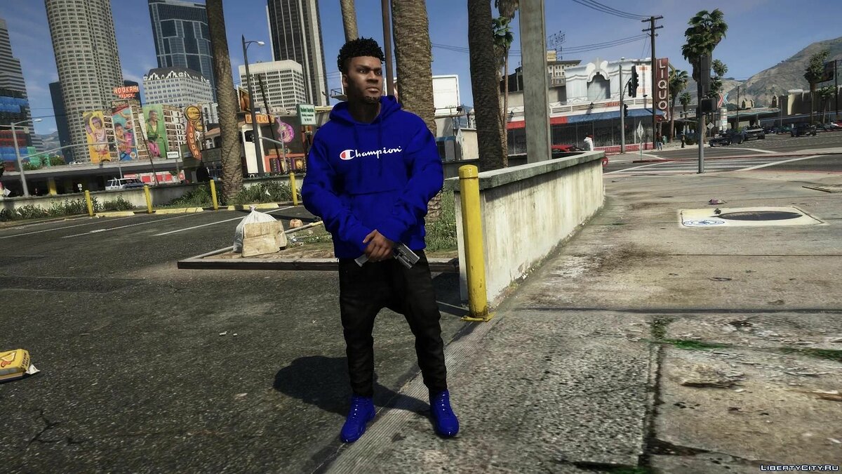 Download Deep Royal Blue Jordan 12's for GTA 5