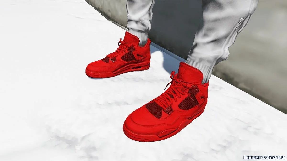 Jordan 4 Ganz Rot / GTA 5