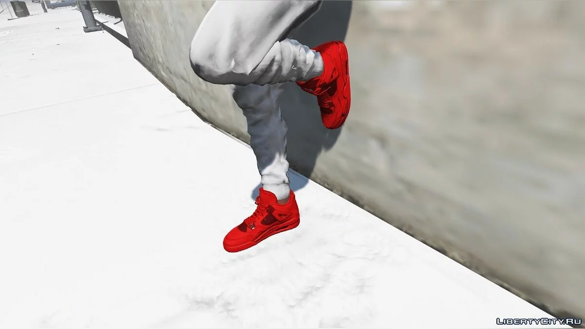 Jordan 4 Ganz Rot / GTA 5