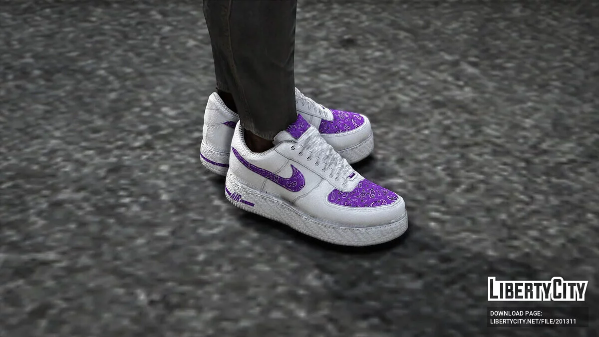 Air Force 1 Low «Cores de Bandana» para MP Masculino / GTA 5