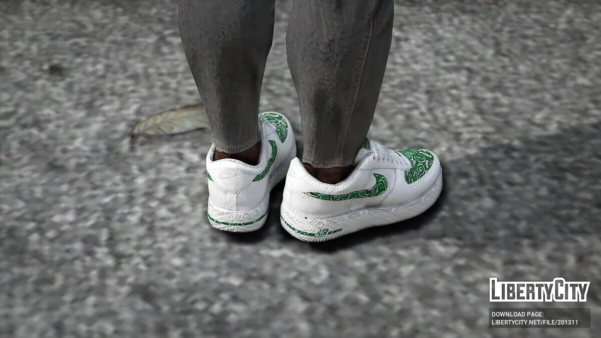 Air Force 1 Low «Cores de Bandana» para MP Masculino / GTA 5