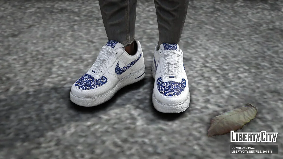 Air Force 1 Low «Cores de Bandana» para MP Masculino / GTA 5
