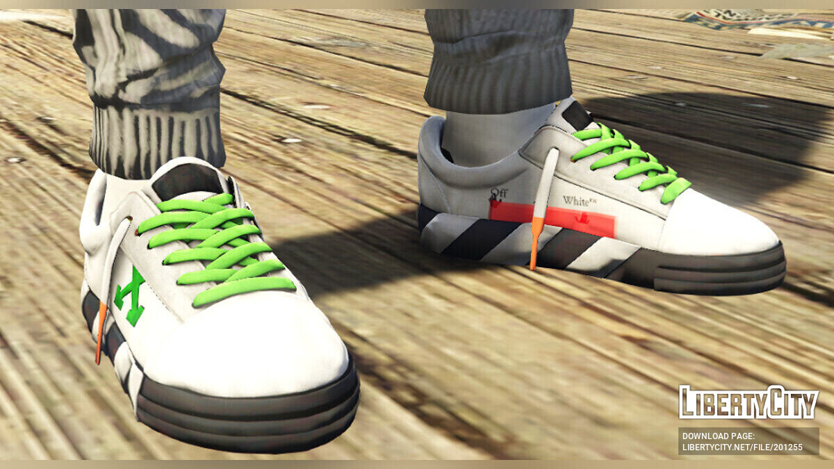 Download Off White - Low Vulcanized Sneakers for MP Male for GTA 5