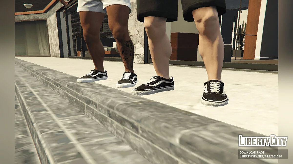 Vans Old Skool [Replace or Add-on / FiveM / Rage MP/For Franklin] / GTA 5