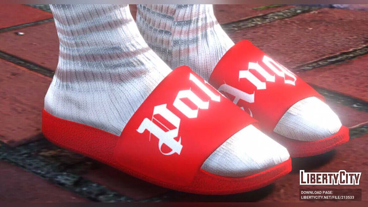 Palm Angels Pool Slides для Mp Male / GTA 5