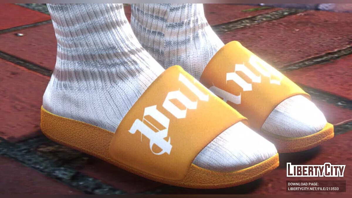 Palm Angels Pool Slides для Mp Male / GTA 5
