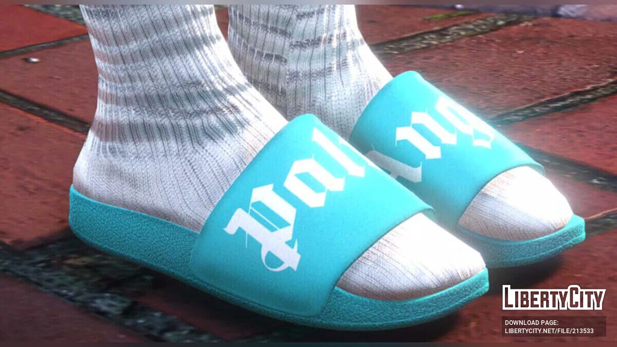 Palm Angels Pool Slides для Mp Male / GTA 5
