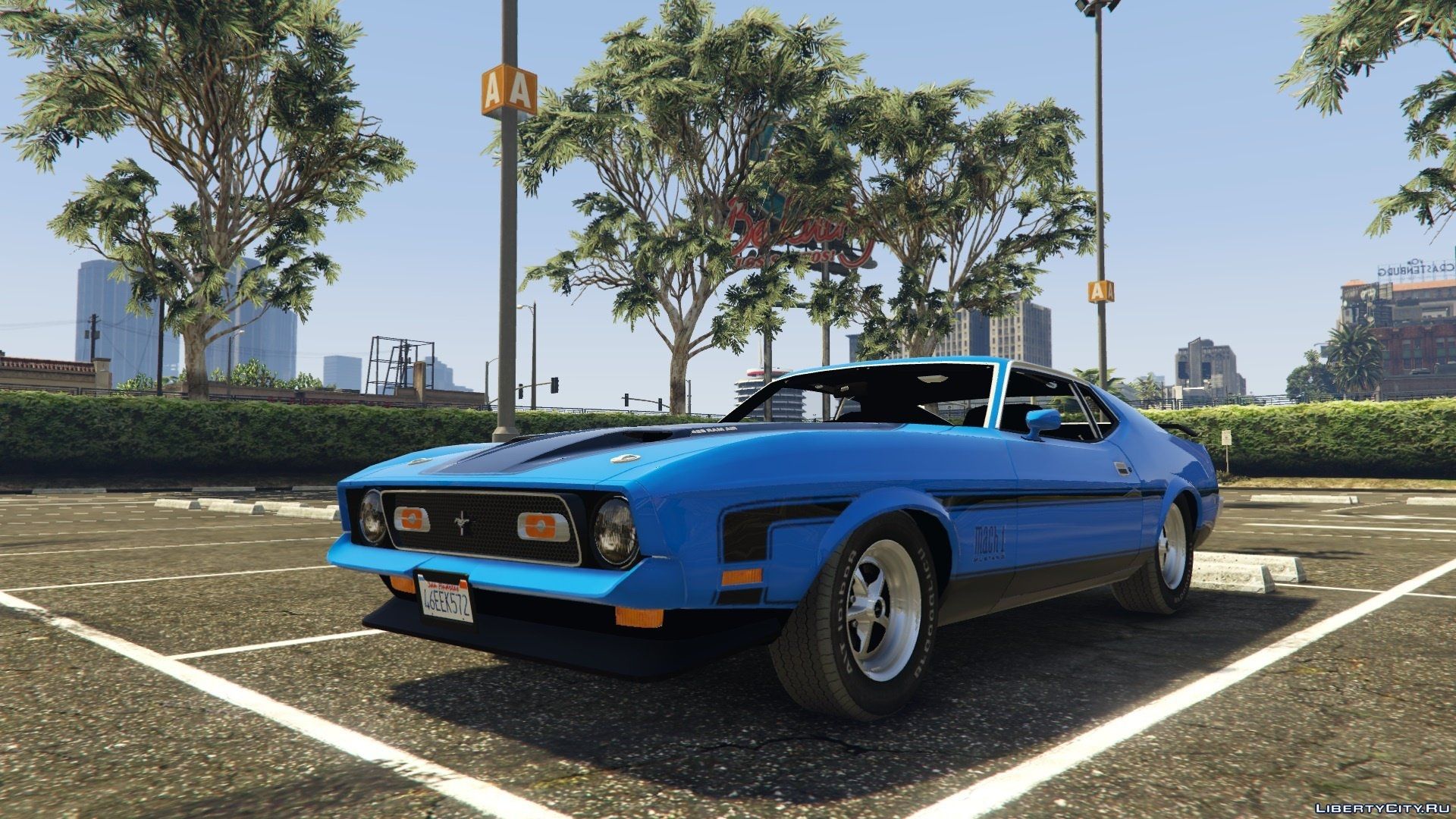 Gta 5 ford mustang replace фото 50