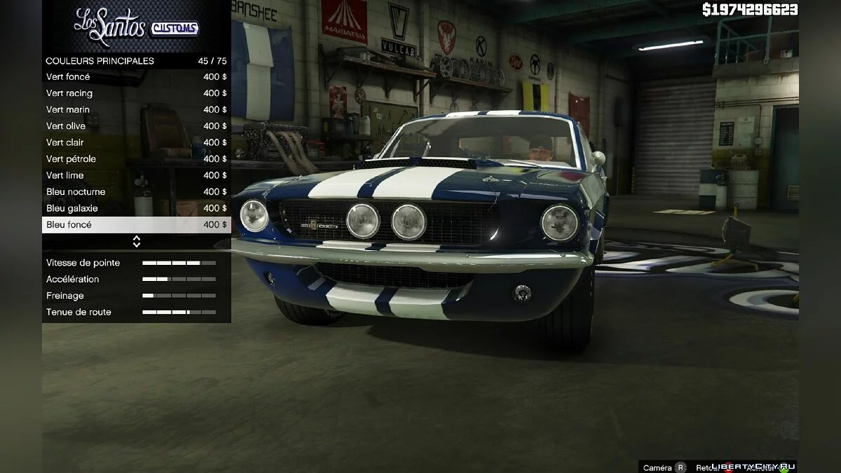 1967 Ford Mustang GT500 v1.2 / GTA 5