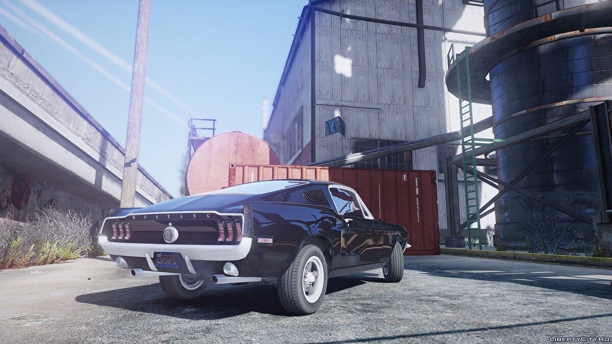 Gta 5 ford mustang replace фото 23