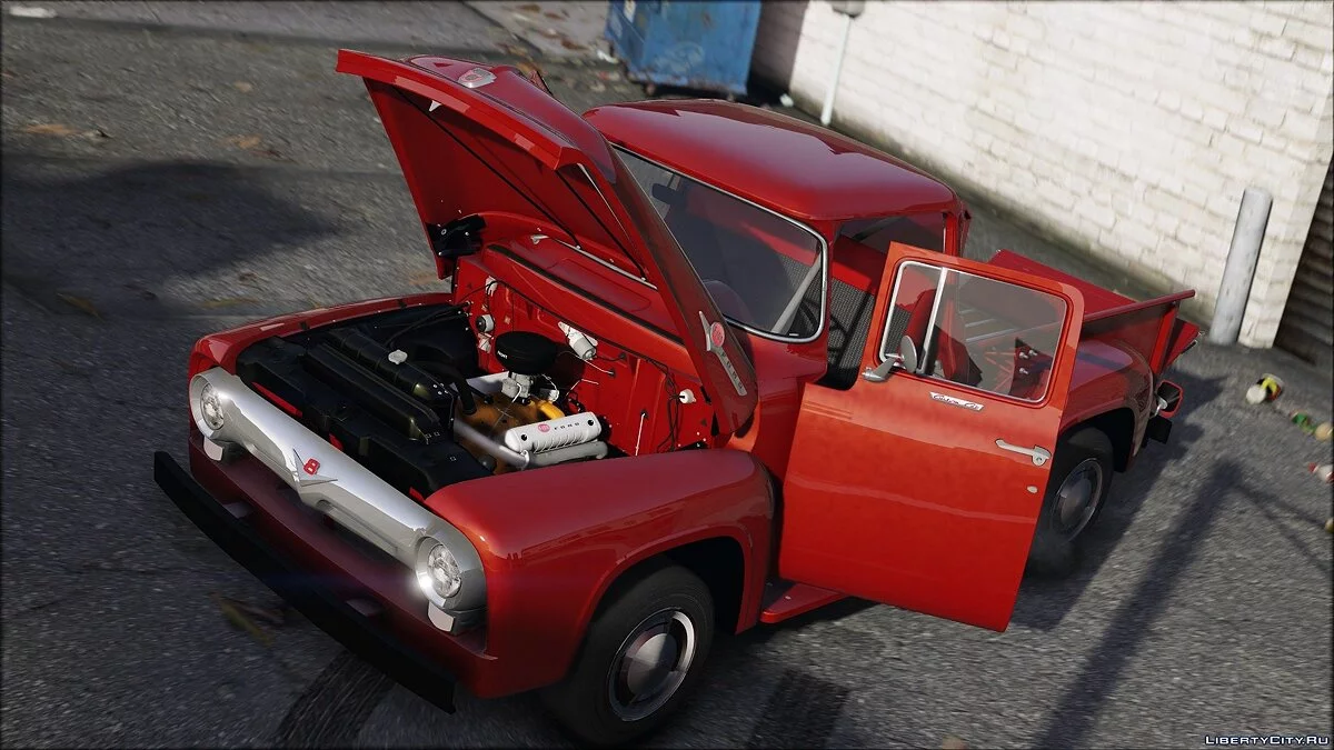 56 Ford F100 [FH3] | ADDON | Moteur et échappement animés 1.2 / GTA 5