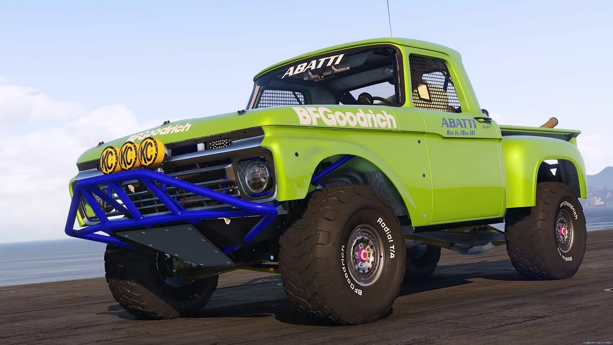 Ford F-100 Flareside Abatti Racing Trophy Truck [Add-On | Livery | Animado] 1.2 / GTA 5