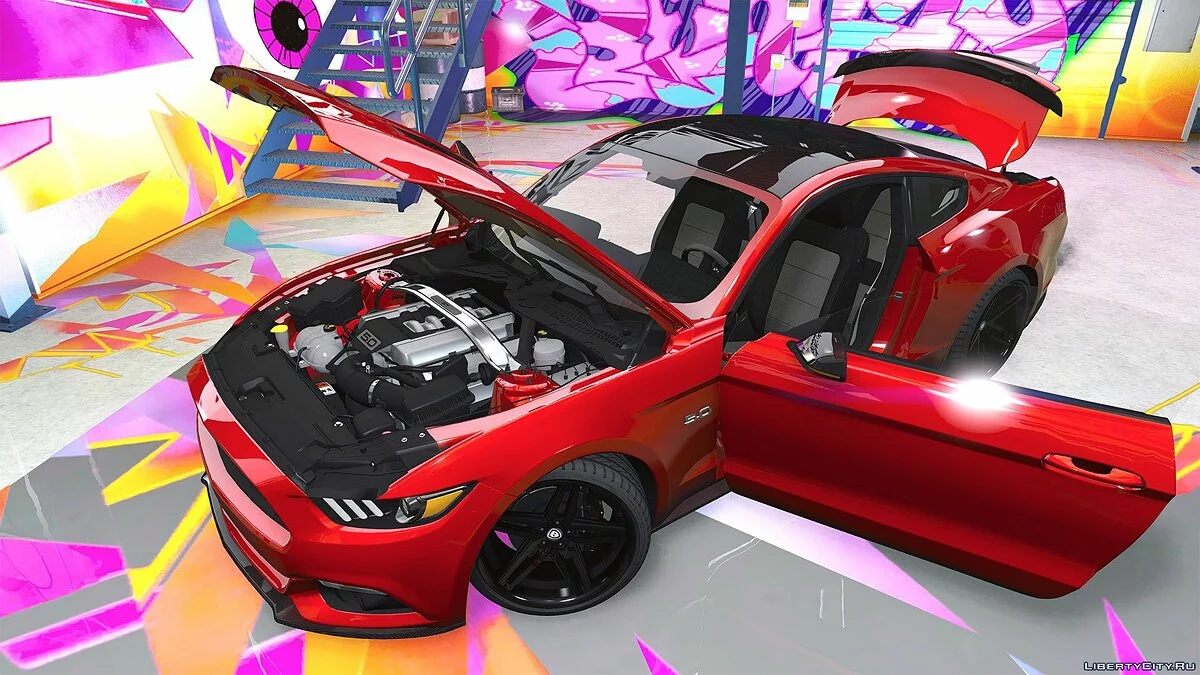 Ford Mustang GT 2015 [Add-On / Replace / Animated | Template] 1.0a / GTA 5