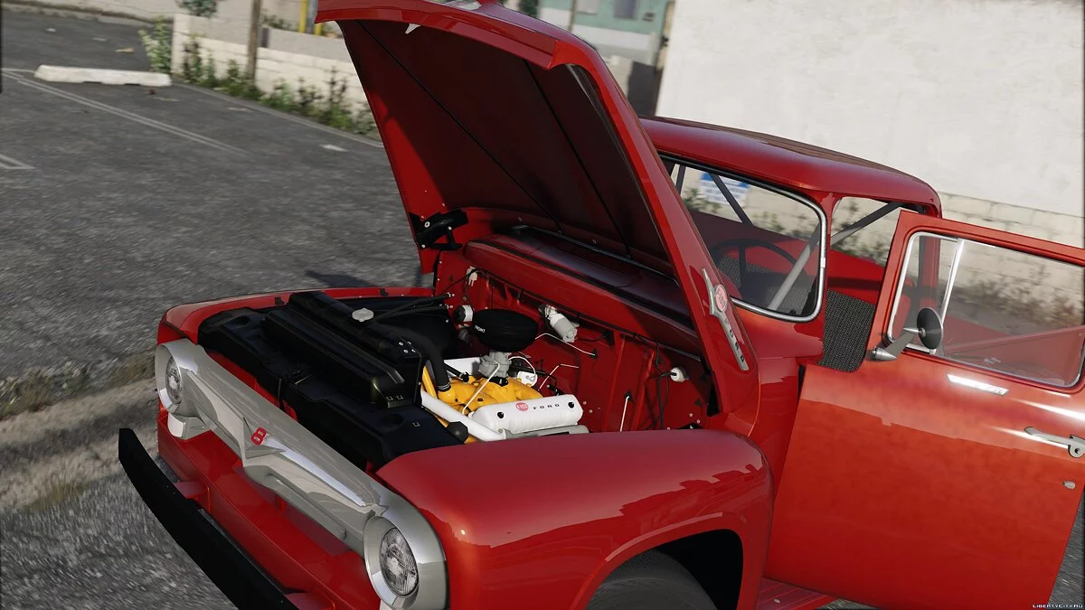 56 Ford F100 [FH3] | ADDON | Animated Engine & Exhaust 1.3 / GTA 5