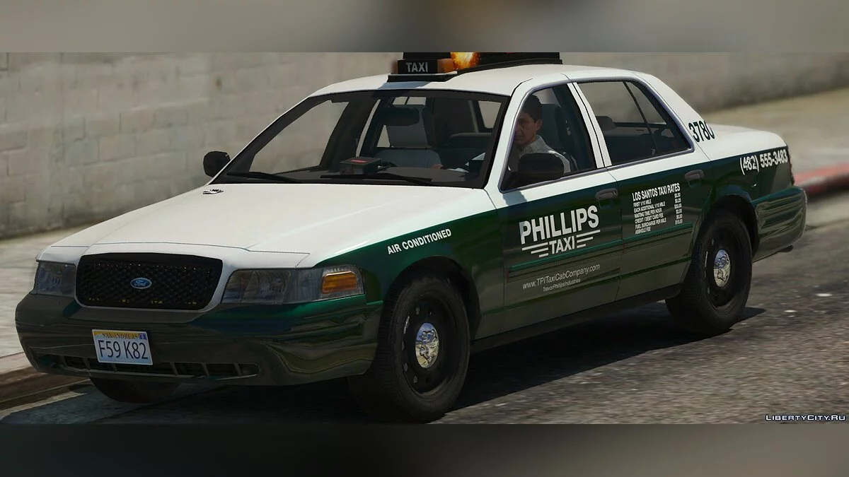 2011 Ford Crown Victoria Taxi [Replace] 1.1.0 / GTA 5