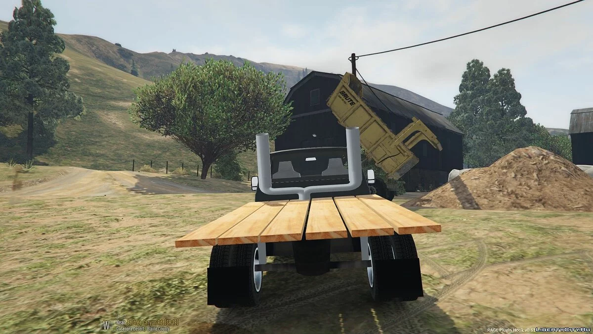 1999 Ford F450 Wood bed + Stacks! 1.2 / GTA 5