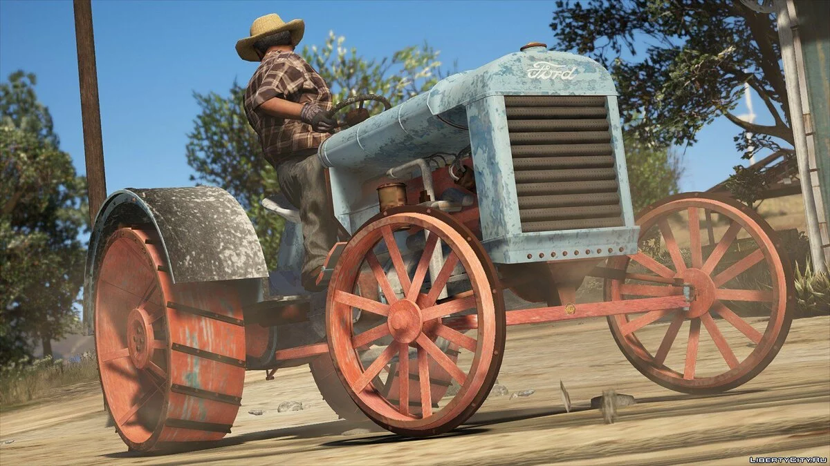 旧拖拉机重新纹理化福特1.0 / GTA 5