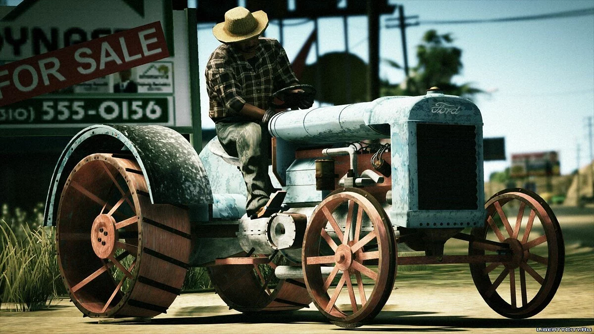 旧拖拉机重新纹理化福特1.0 / GTA 5