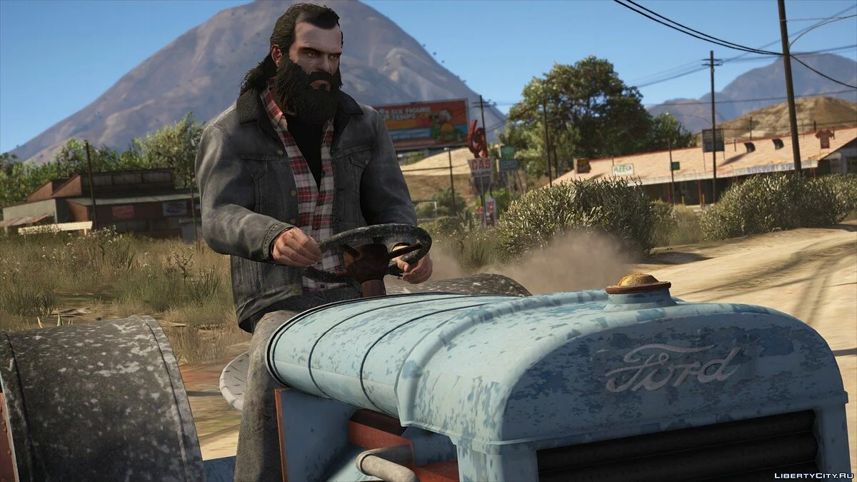 旧拖拉机重新纹理化福特1.0 / GTA 5