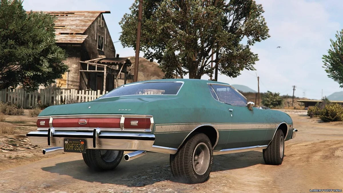 Ford Gran Torino '76 [Add-On | LODs | Dirtmap | Template] 1.0 / GTA 5
