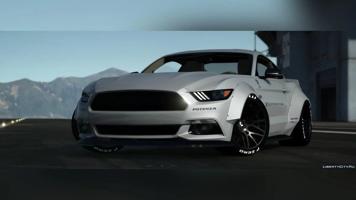 2015 Ford Mustang GT LibertyWalk [Substituir/Pintura] / GTA 5