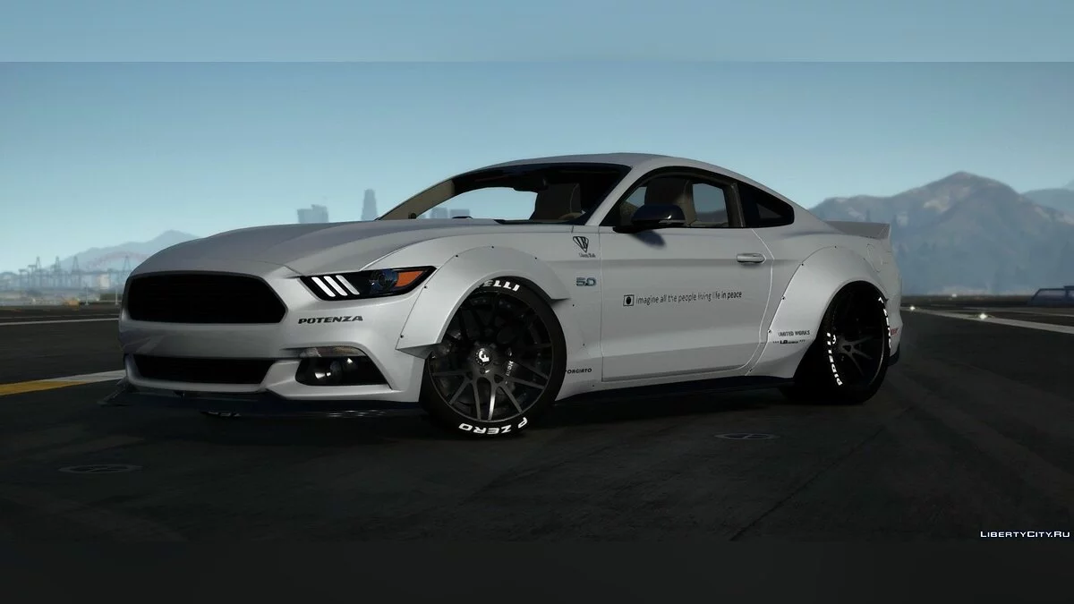 2015 Ford Mustang GT LibertyWalk [Substituir/Pintura] / GTA 5