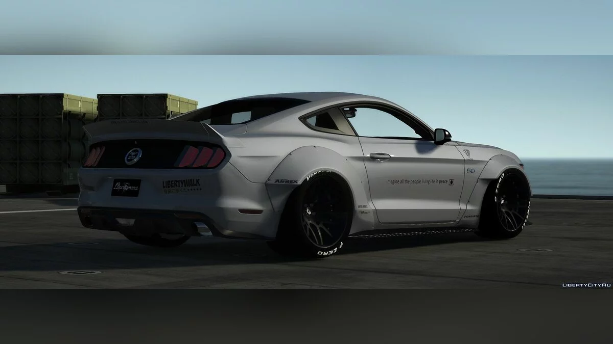 2015 Ford Mustang GT LibertyWalk [Substituir/Pintura] / GTA 5