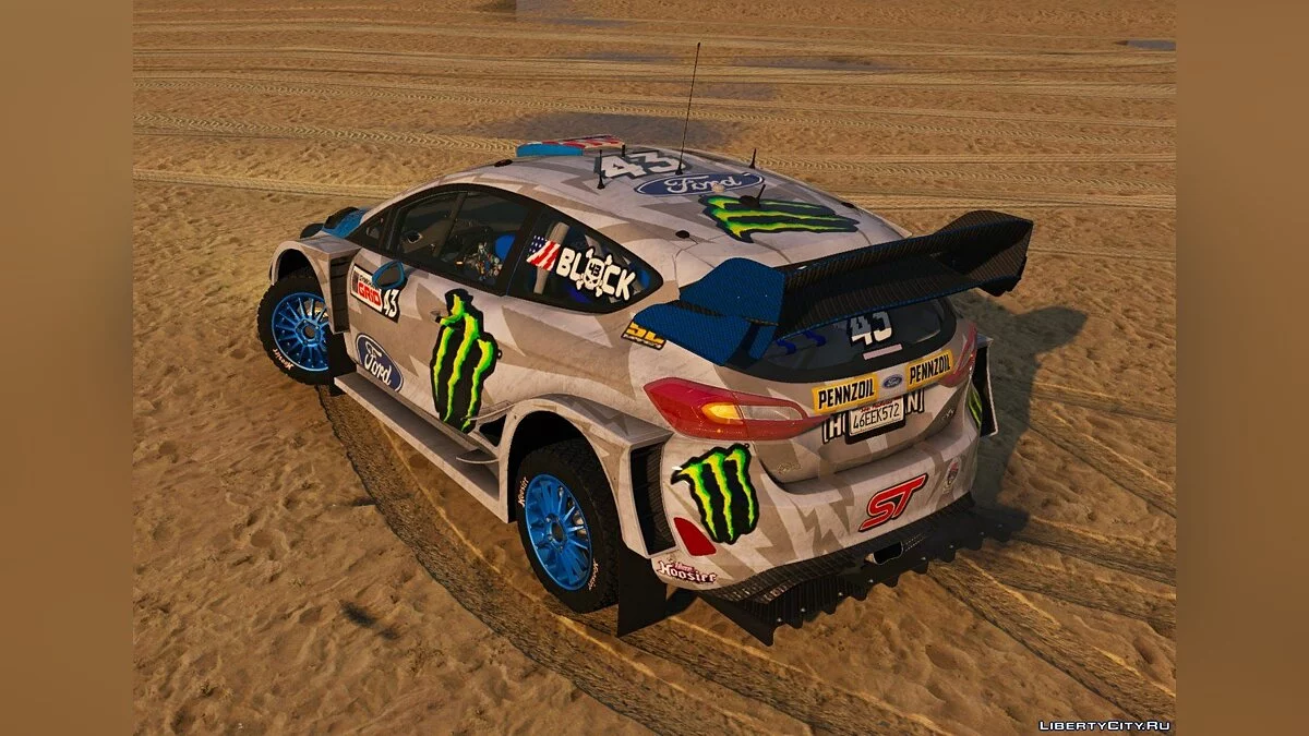 Ford Fiesta ST WRC (Hoonigan) '17 / GTA 5