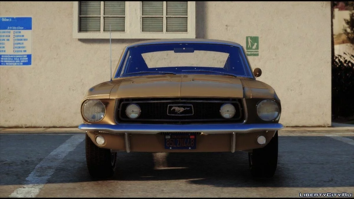 1968 Ford Mustang GT 390 Fastback [Add-On | Extras | Tuning | LODs | Template] 1.0 / GTA 5