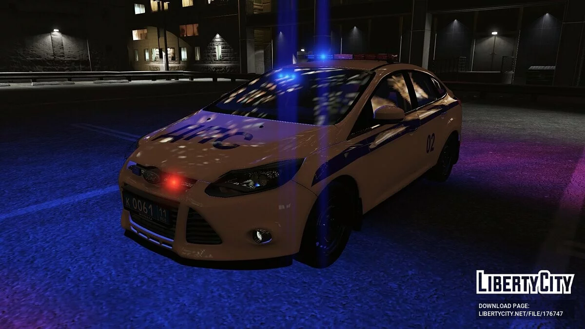 Ford Focus Police 2017 / GTA 5