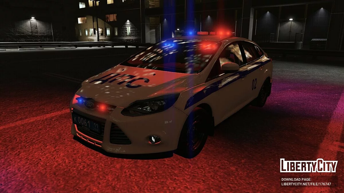 Ford Focus Police 2017 / GTA 5