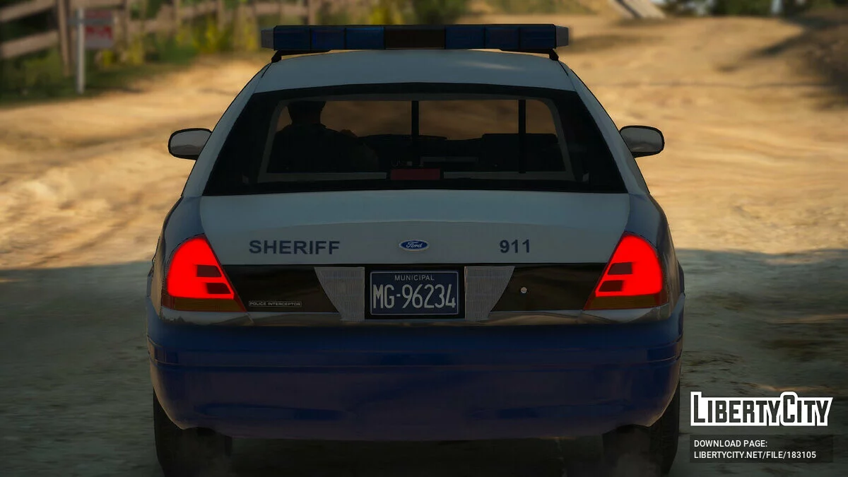 1999 & 2001 Ford Crown Victoria P71 King County Sheriff Department The Walking Dead Basierend [Add-on | Non-els | Lods] 1.0 / GTA 5