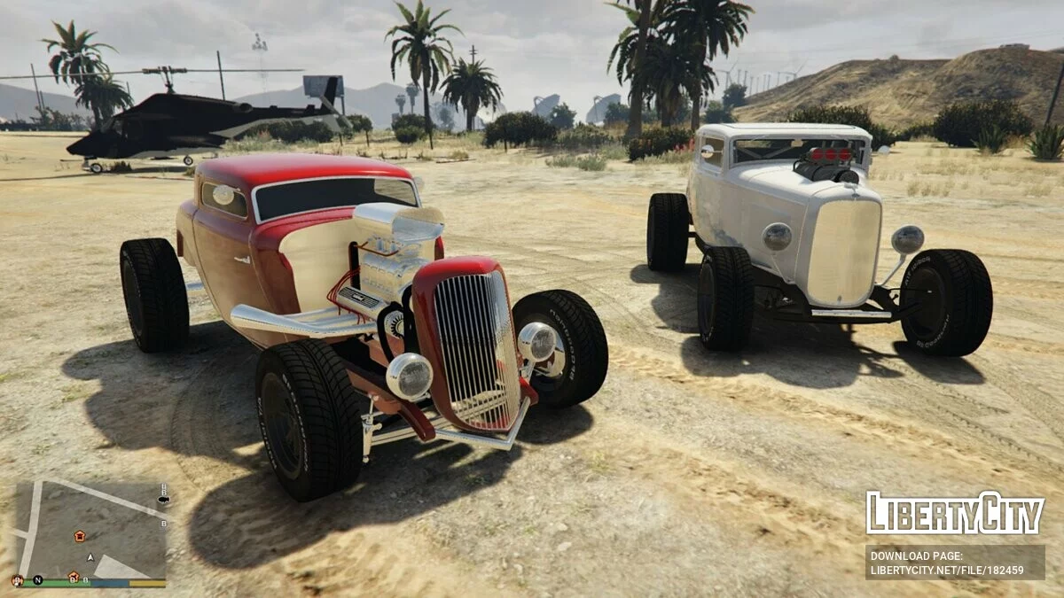 Ford 1934 coupe Hot Rod de 3 ventanas [Add-On] 0.1 / GTA 5