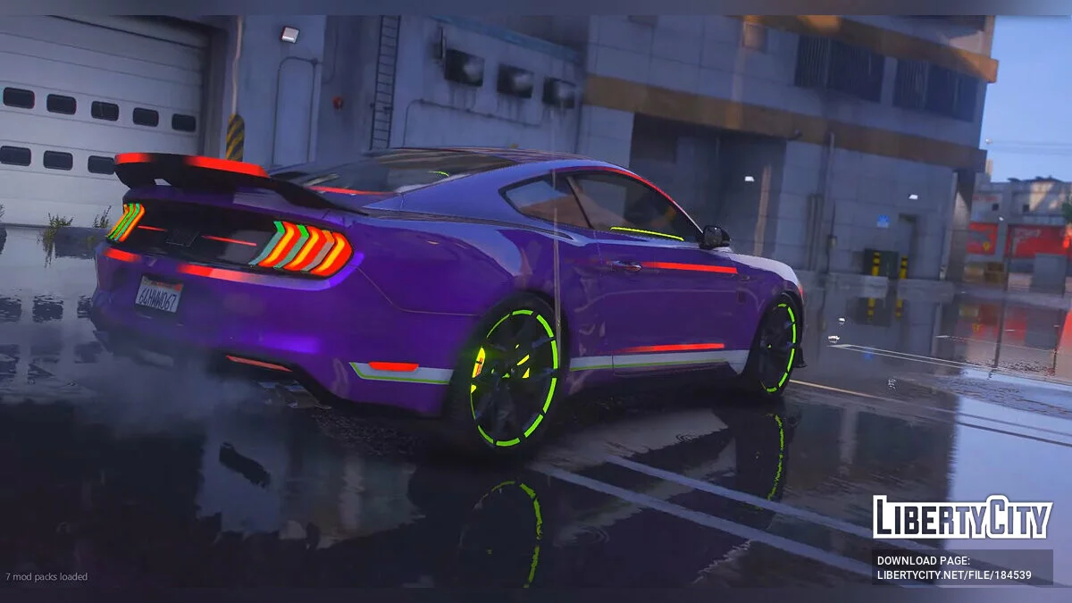Анімовані вогні Ford Mustang Mach 1 / GTA 5