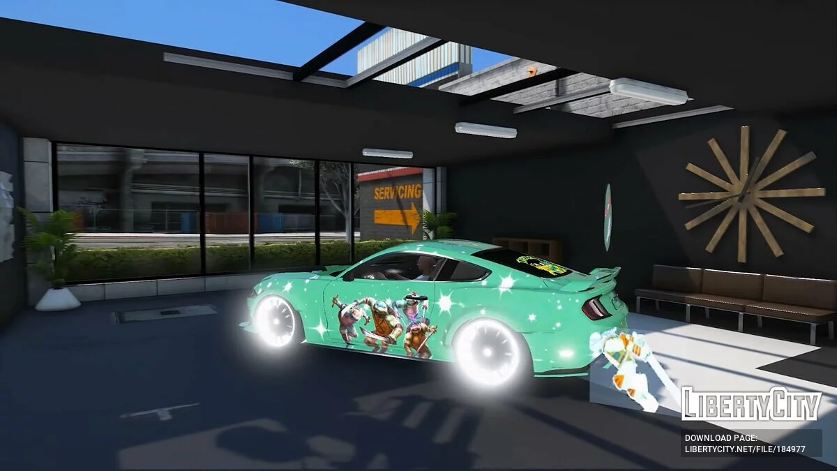 Ford Mustang Ninja Turtles / GTA 5